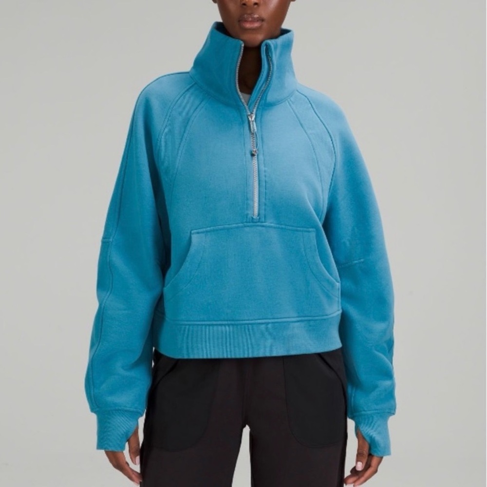 Lululemon Scuba Oversized Funnel Neck Shirt Size‎ M/L Oceanic